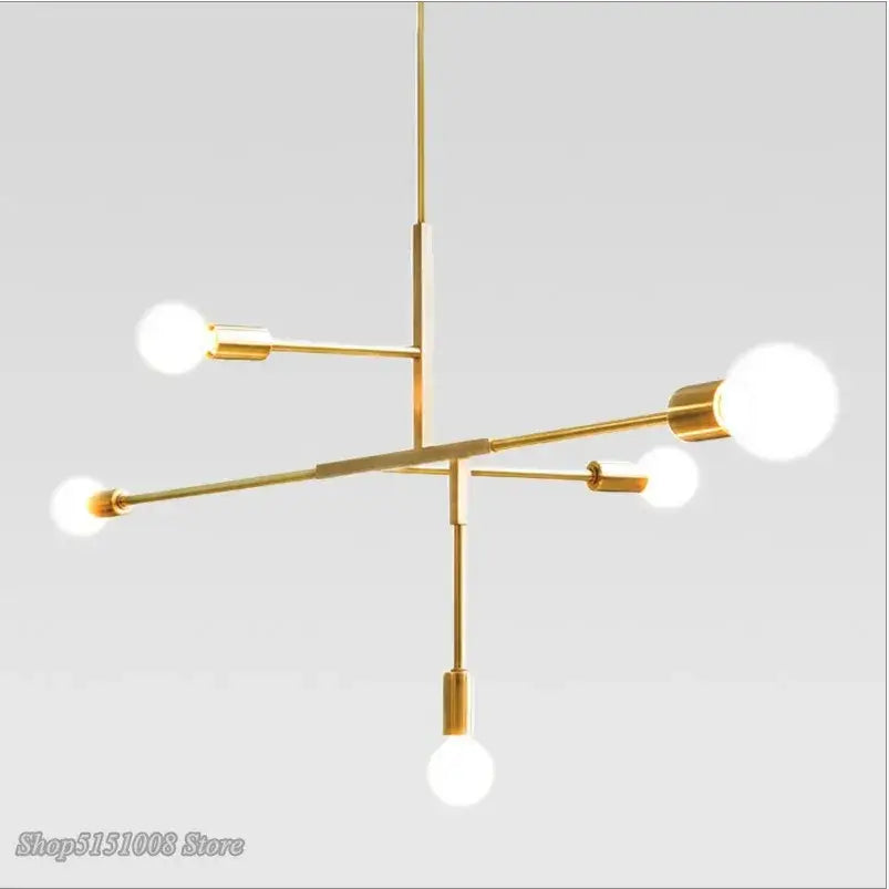 Gold Black Dining Pendant