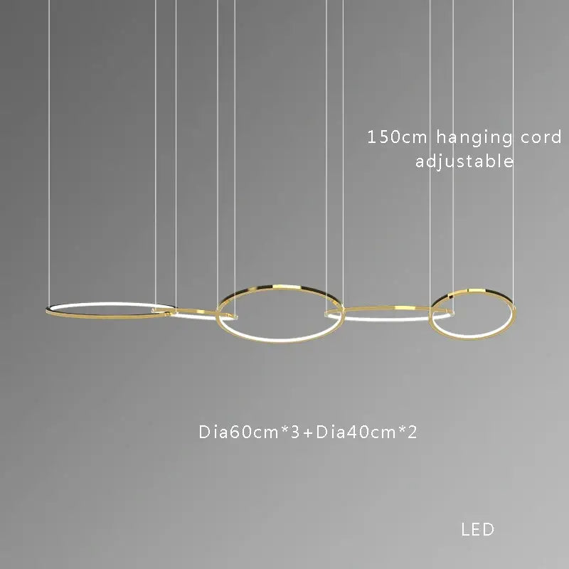 Gold Stainless Pendant Light