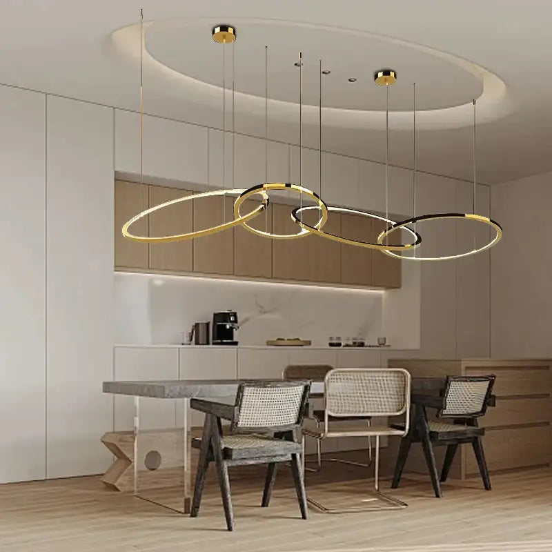 Gold Stainless Pendant Light