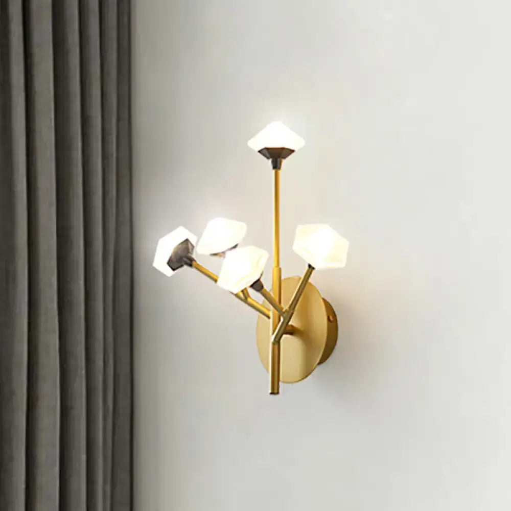 Gold Branching Wall Sconce