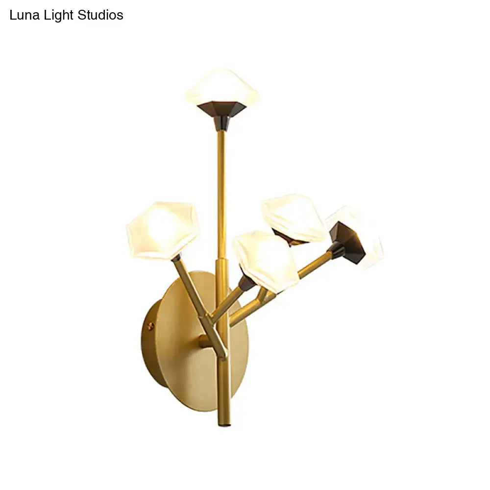 Gold Branching Wall Sconce