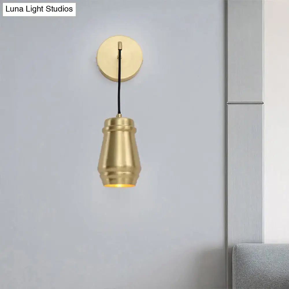 Gold Brass Wall Sconce