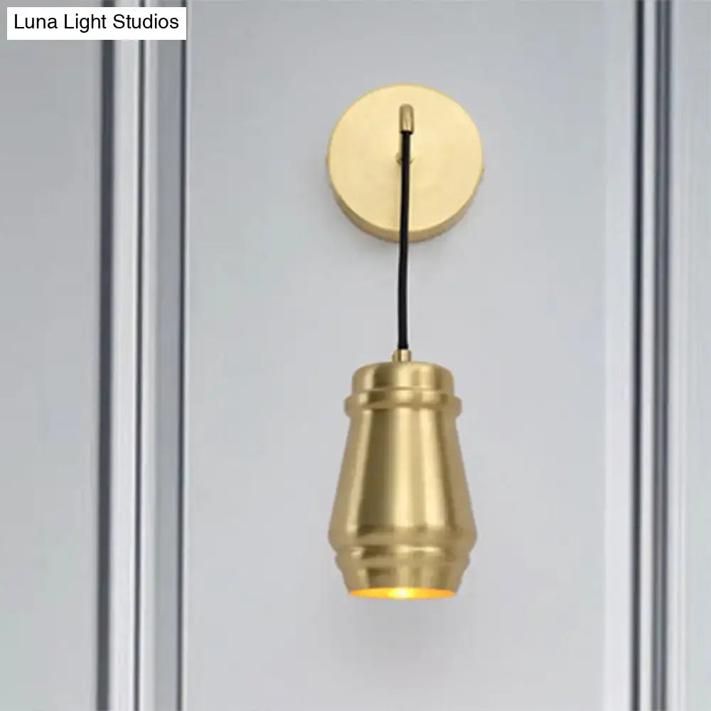 Gold Brass Wall Sconce