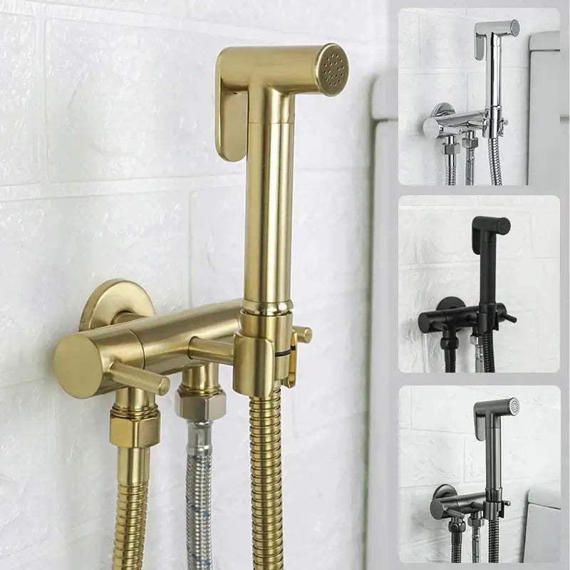 Gold Brass Bidet Shower