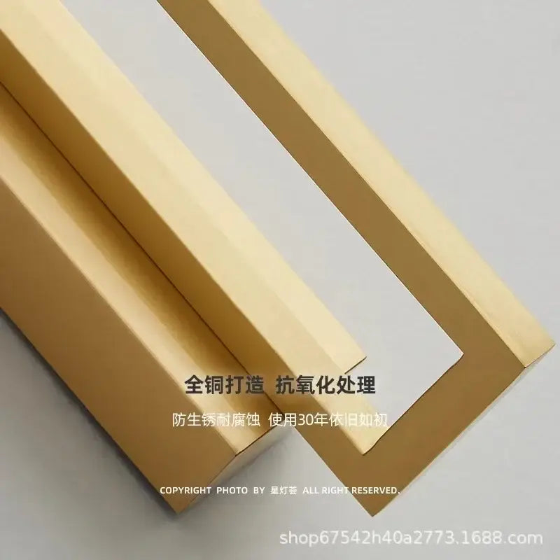 Gold Brass Wall Light