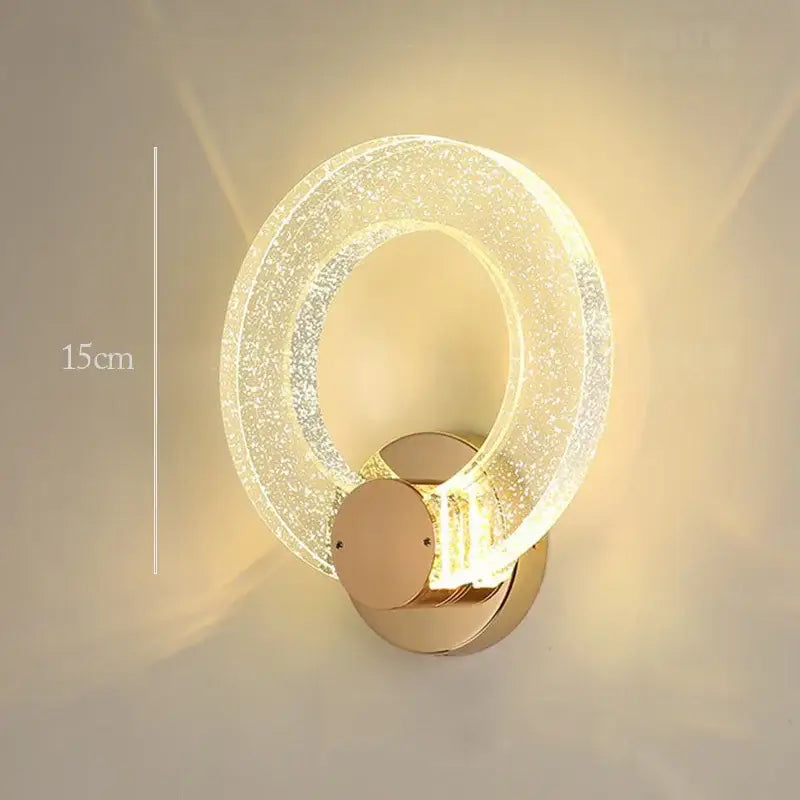 Gold Crystal Living Pendant