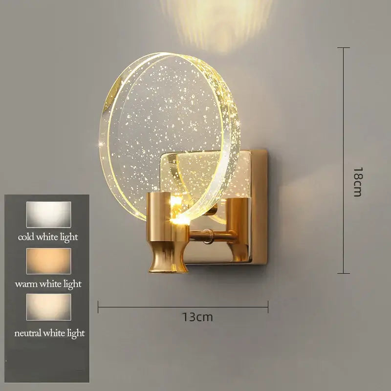 Gold Crystal Living Pendant