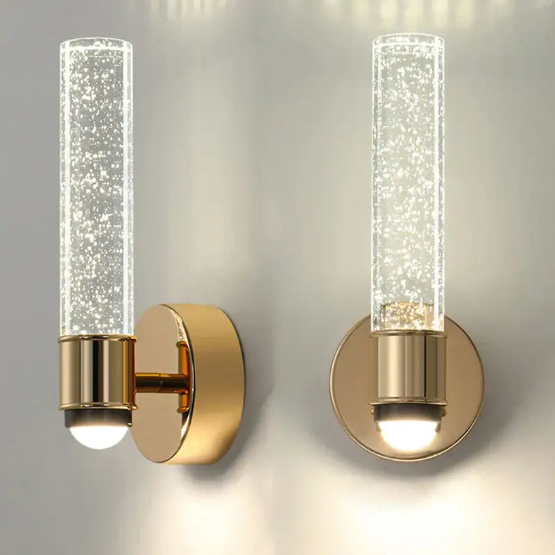 Gold Crystal Wall Sconces