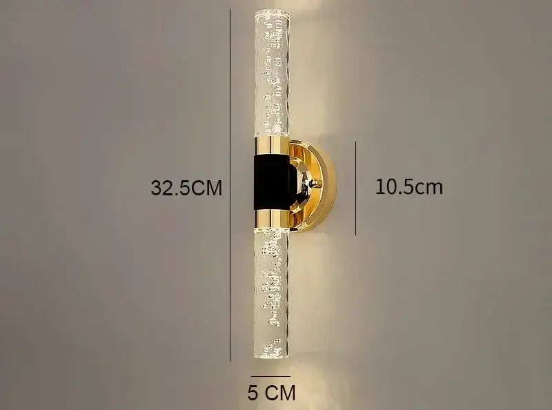 Gold Bubble Vanity Sconces