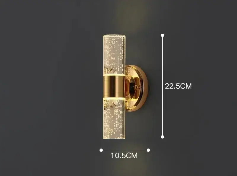 Gold Bubble Vanity Sconces