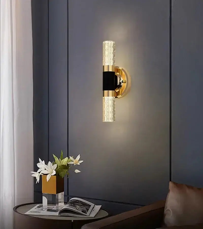 Gold Bubble Vanity Sconces