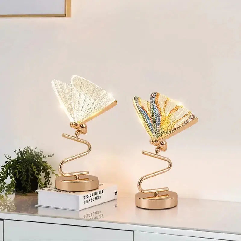 Gold Butterfly Staircase Light