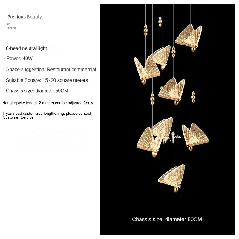 Gold Butterfly Luxury Fixtures