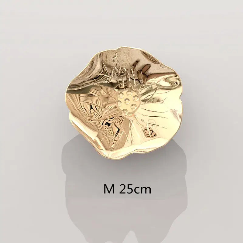 Gold Lotus Wall Pendant