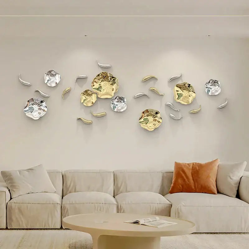 Gold Lotus Wall Pendant
