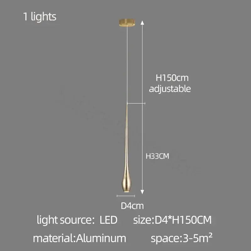 Gold LED Ceiling Chandelier 25-Light 3-Color
