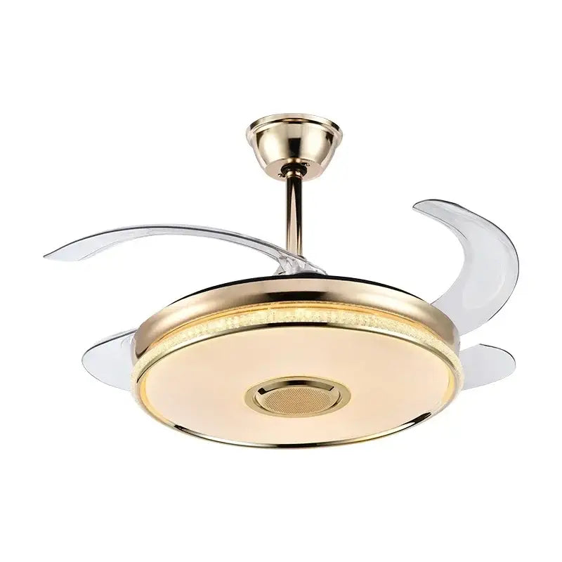 Gold Bluetooth Speaker Ceiling Fan