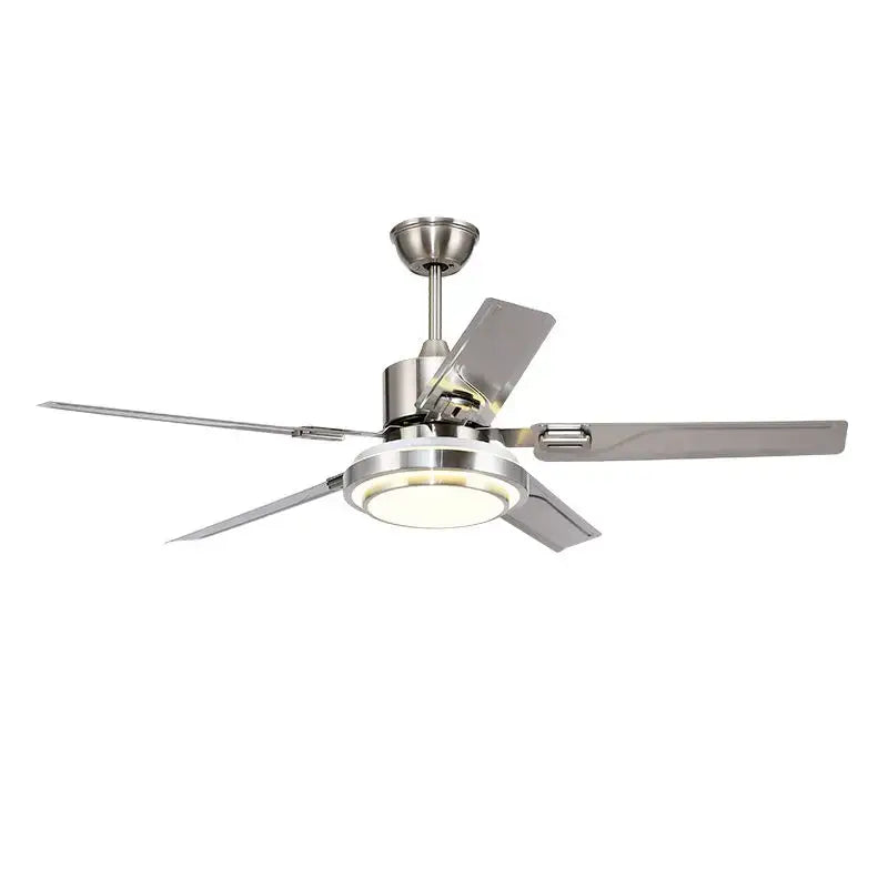 Gold LED Stainless-Blade 58-Inch Ceiling Fan