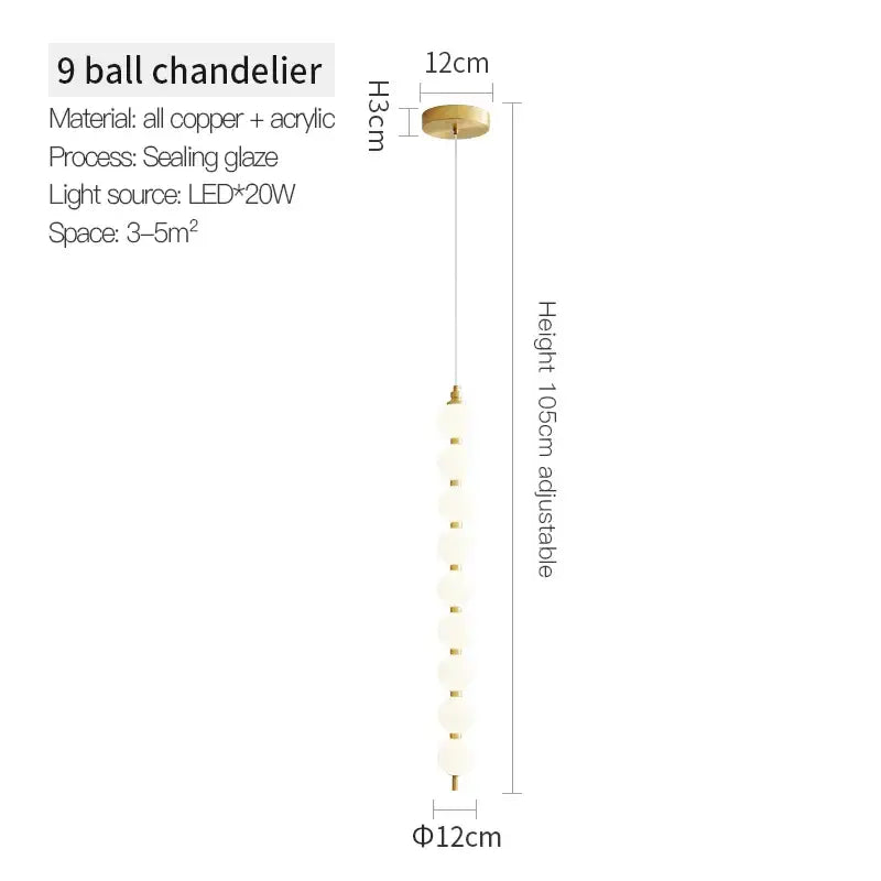 Gold Modern Chandelier Light