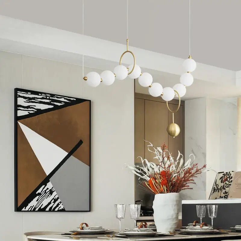 Gold Modern Chandelier Light