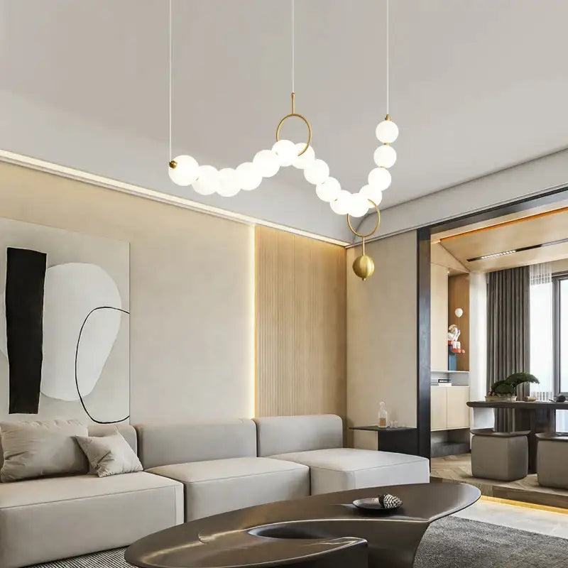 Gold Modern Chandelier Light