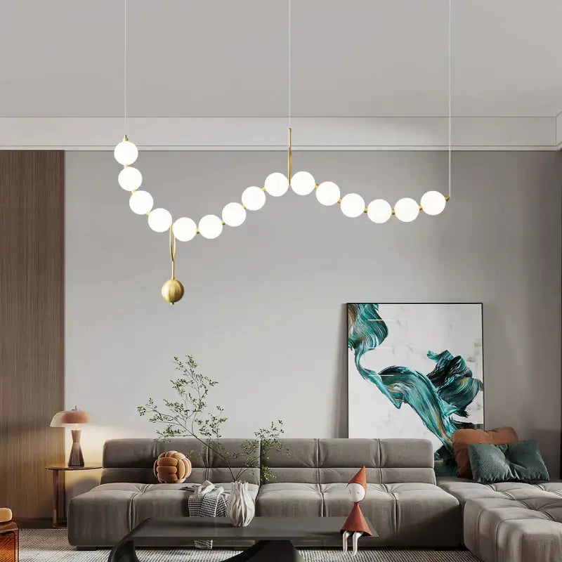 Gold Modern Chandelier Light