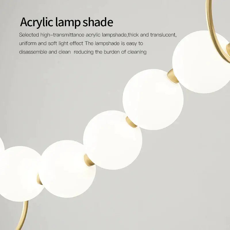 Gold Modern Chandelier Light