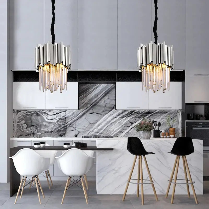 Gold Crystal 40cm Pendant Chandelier