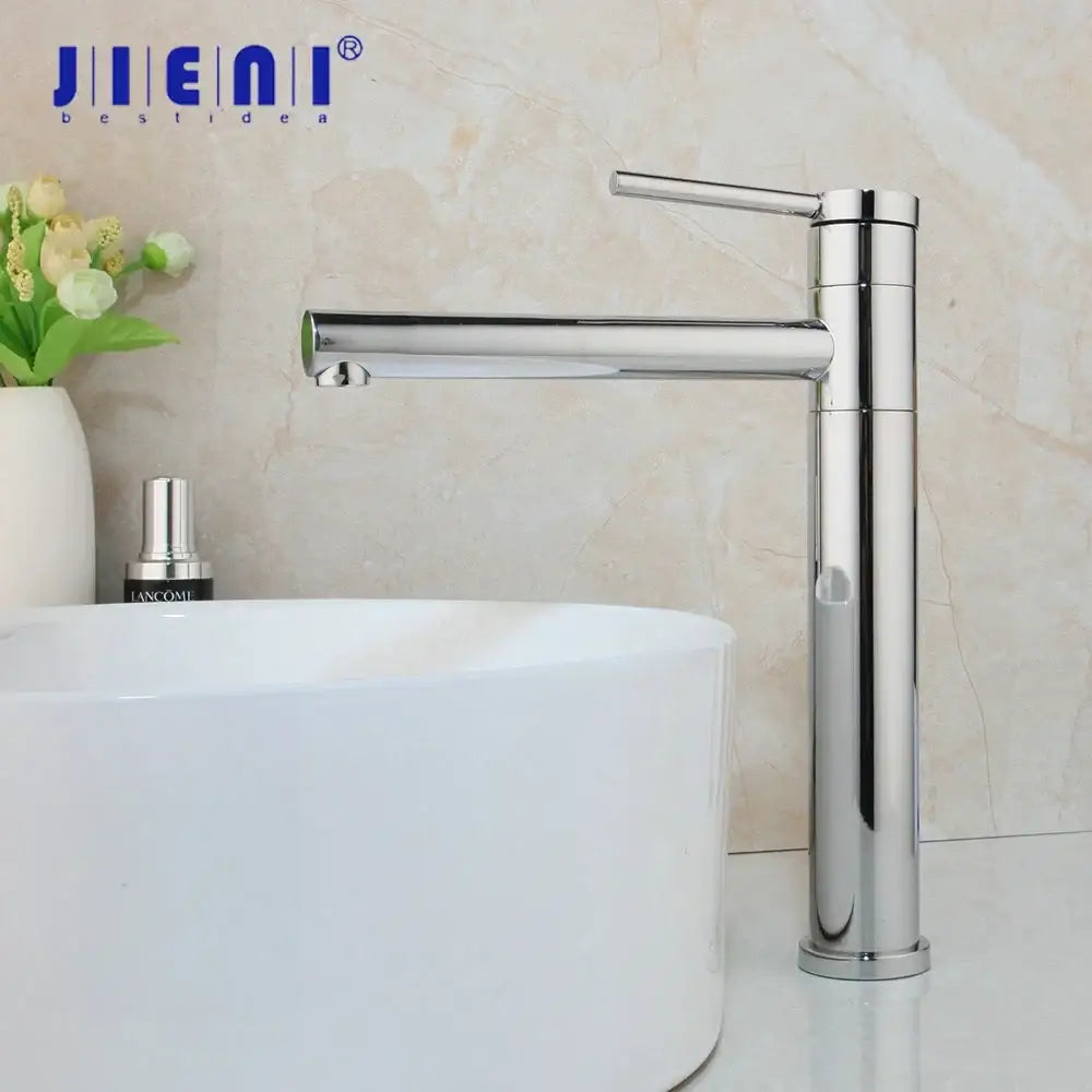 Polished Chrome Single Handle Basin Faucet