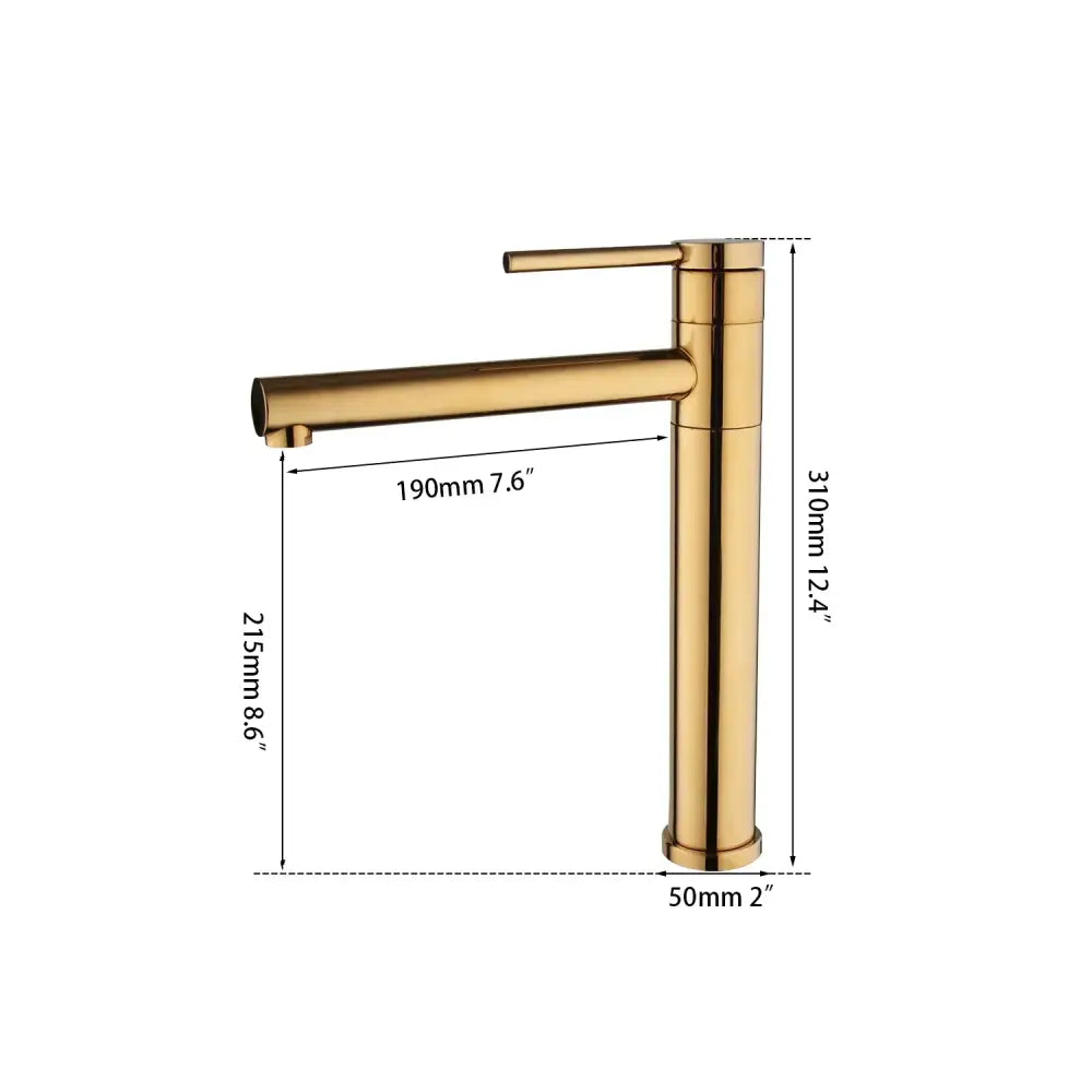 Polished Chrome Single Handle Basin Faucet