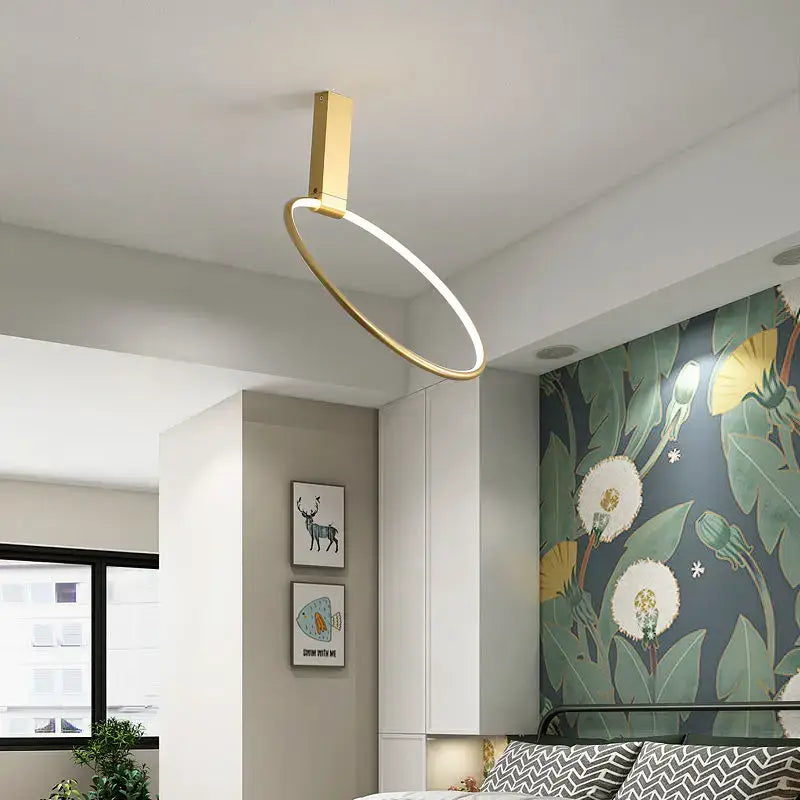 Gold 360° Rotating Ceiling Light
