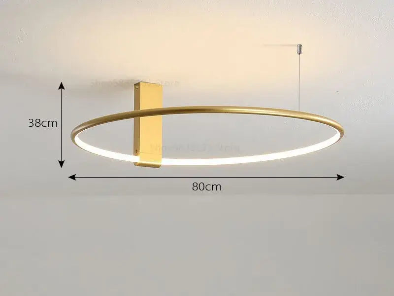 Gold 360° Rotating Ceiling Light