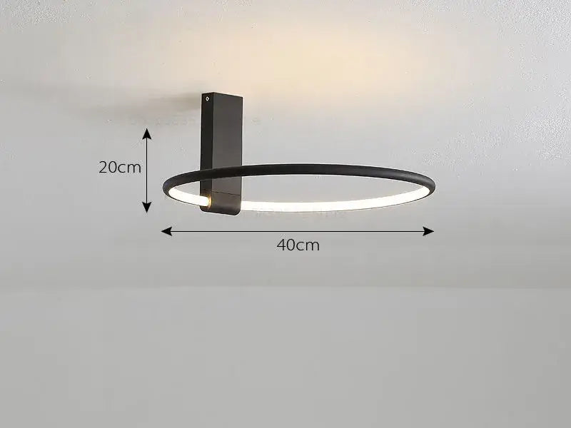Gold 360° Rotating Ceiling Light