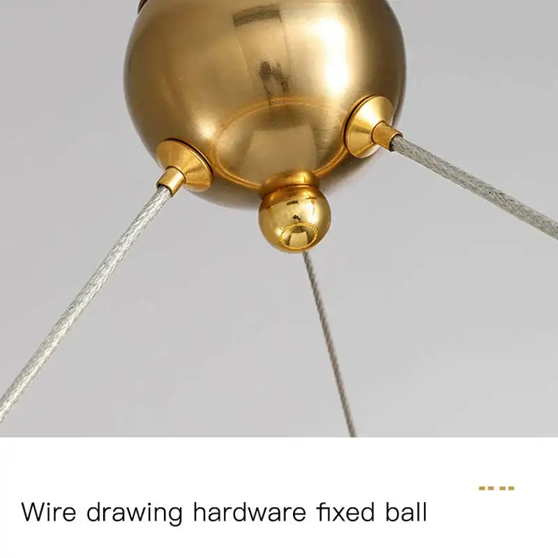 Gold Ring LED 80cm Chandelier