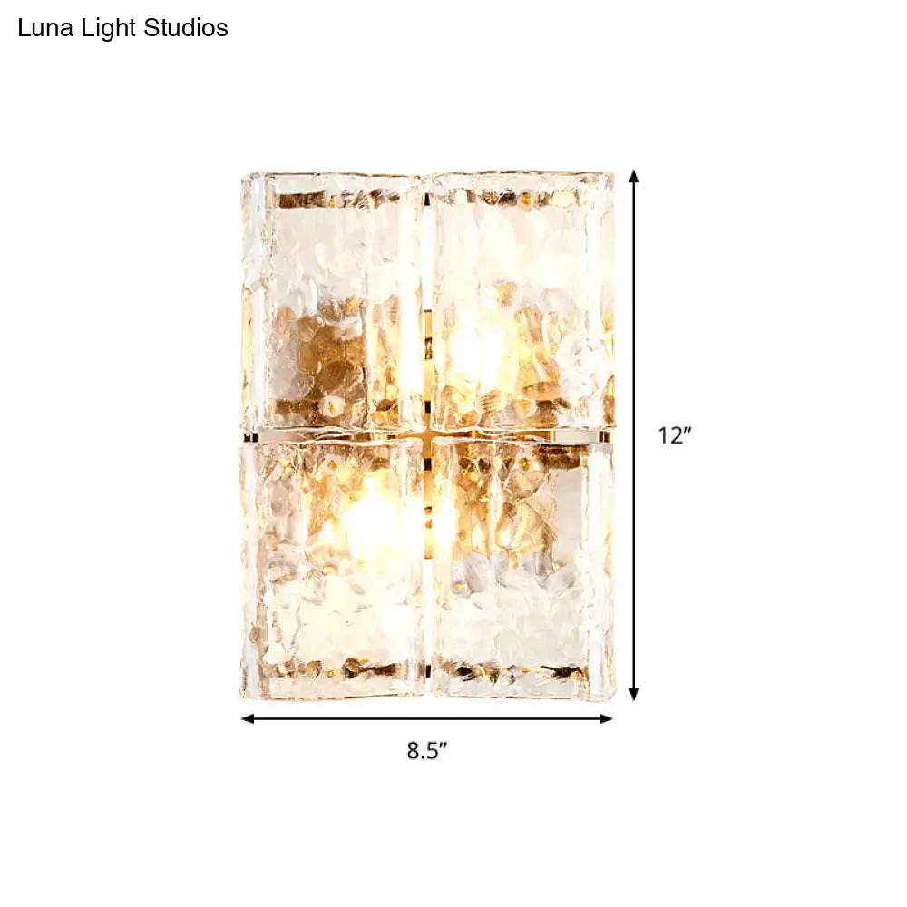 Gold Water Glass Sconce