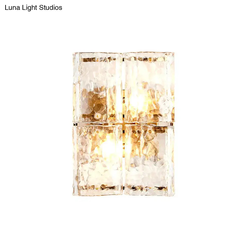 Gold Water Glass Sconce