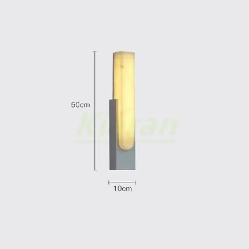 Gold Stone LED Wall Sconce