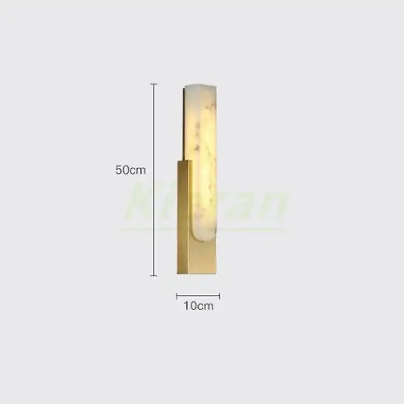 Gold Stone LED Wall Sconce