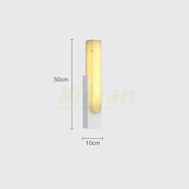 Gold Stone LED Wall Sconce