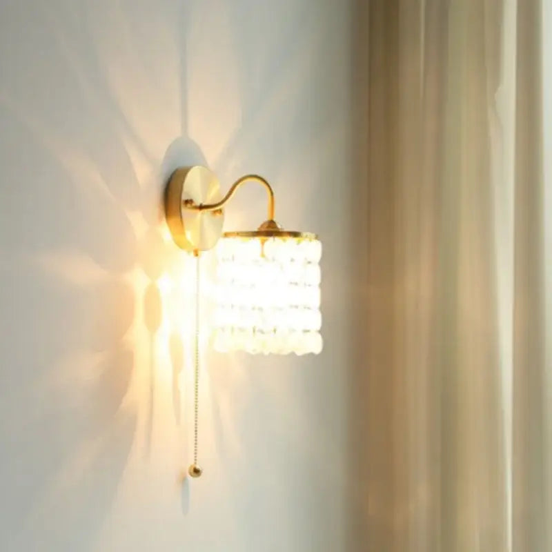 Gold Conch Wall Light
