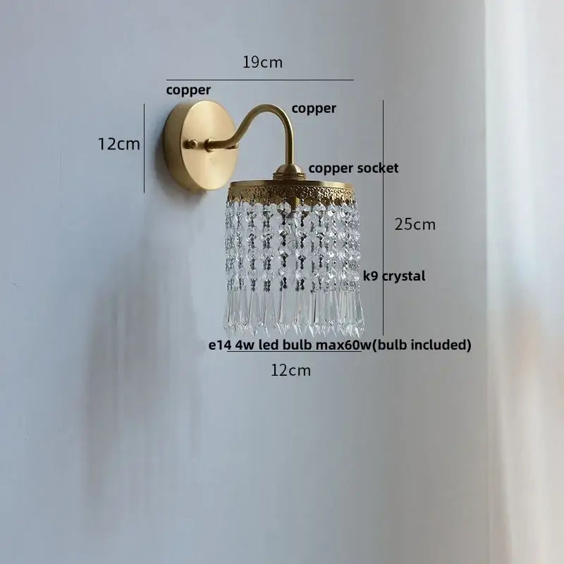 Gold Conch Wall Light