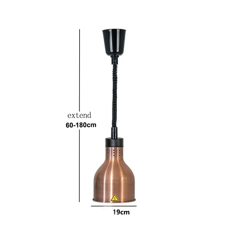 Gold Copper Heat Pendant Light