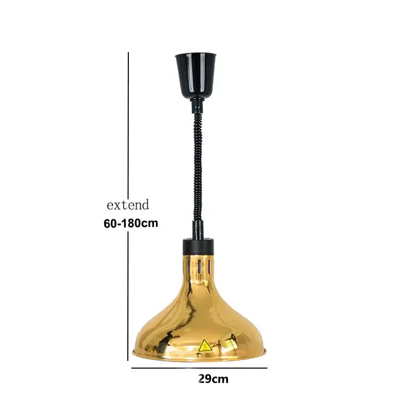 Gold Copper Heat Pendant Light