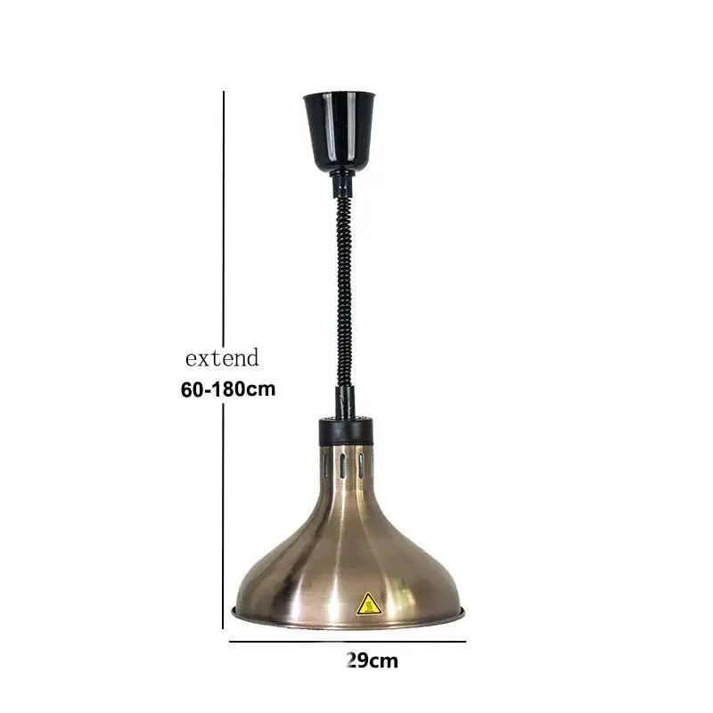 Gold Copper Heat Pendant Light