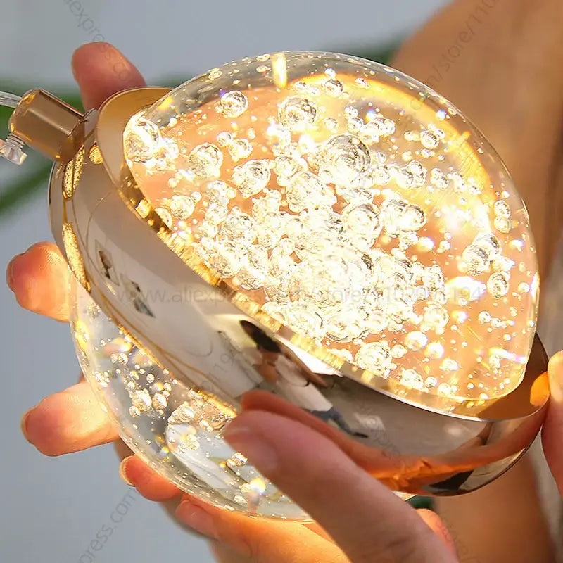 Gold Crystal Staircase Chandelier for Lofts and Hotels