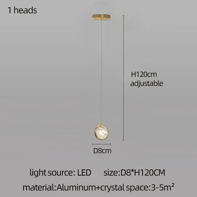Gold Crystal Staircase Chandelier for Lofts and Hotels