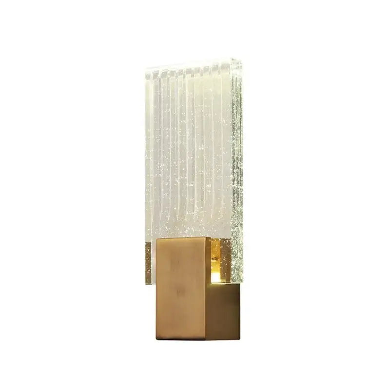 Gold Crystal Brass Wall Lamp