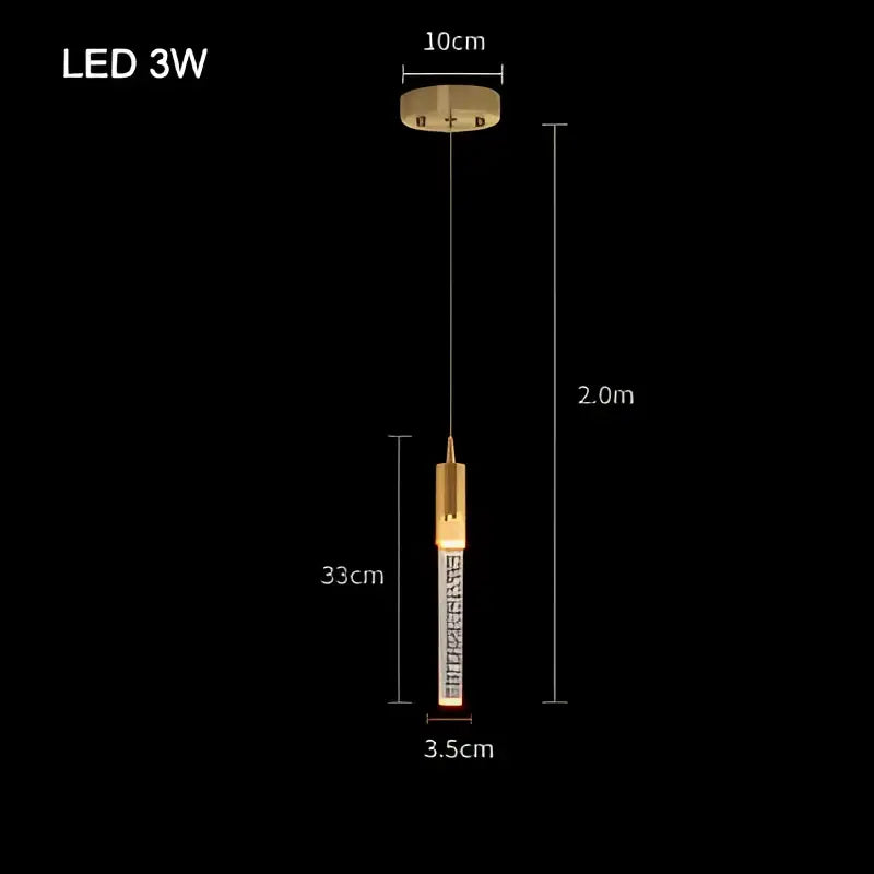 Gold Bubble Pendant Chandelier