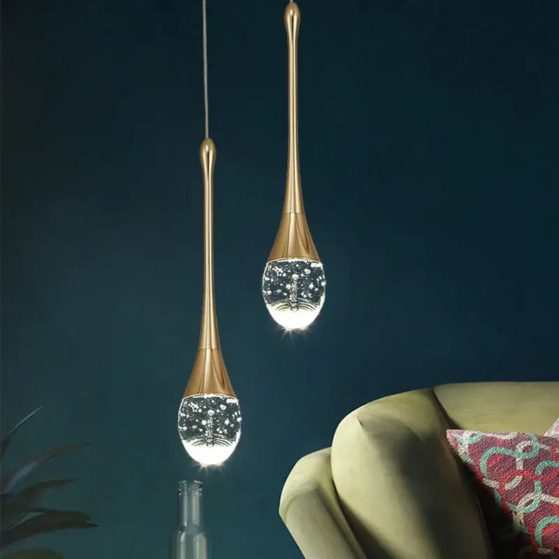 Gold Bubble Pendant Chandelier
