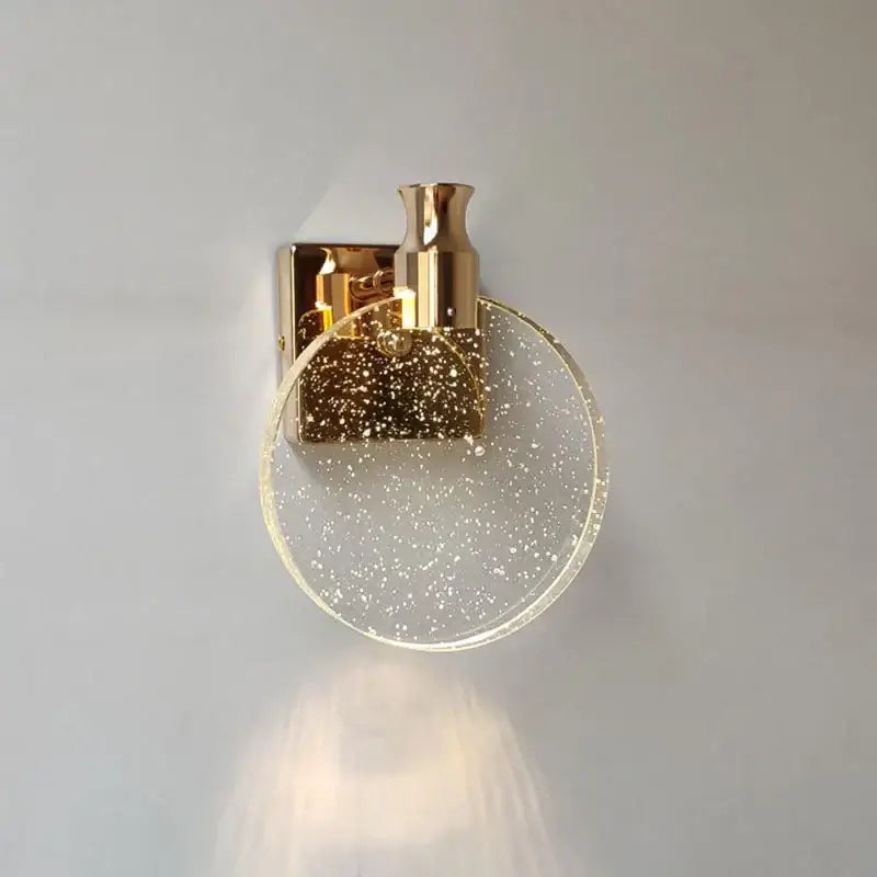 Gold Bubble Wall Lamp with Adjustable Color
